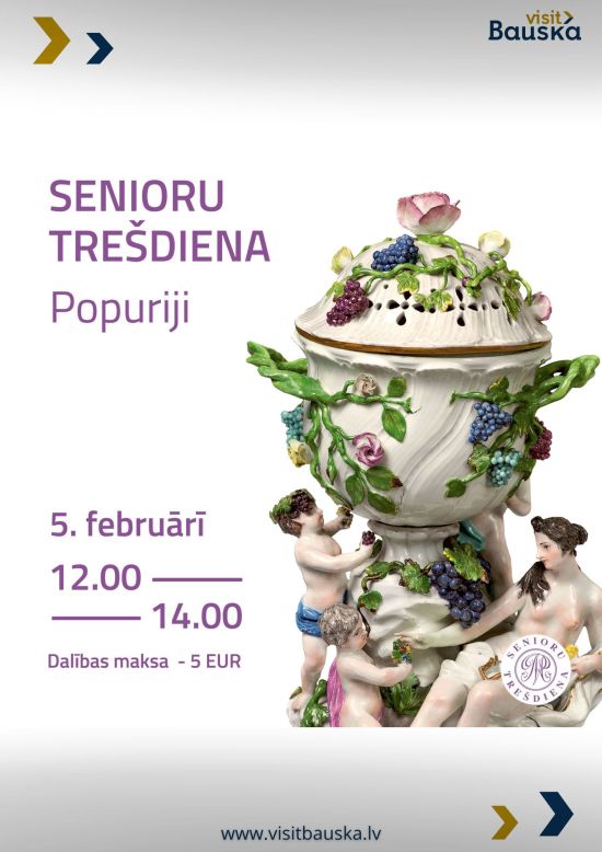 Senioru trešdiena Rundāles pilī