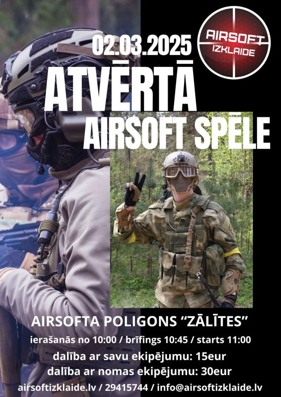 Airsoft atvērtā spēle