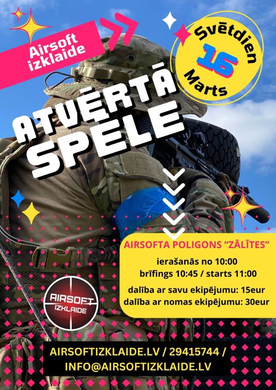 Airsoft atvērtā spēle