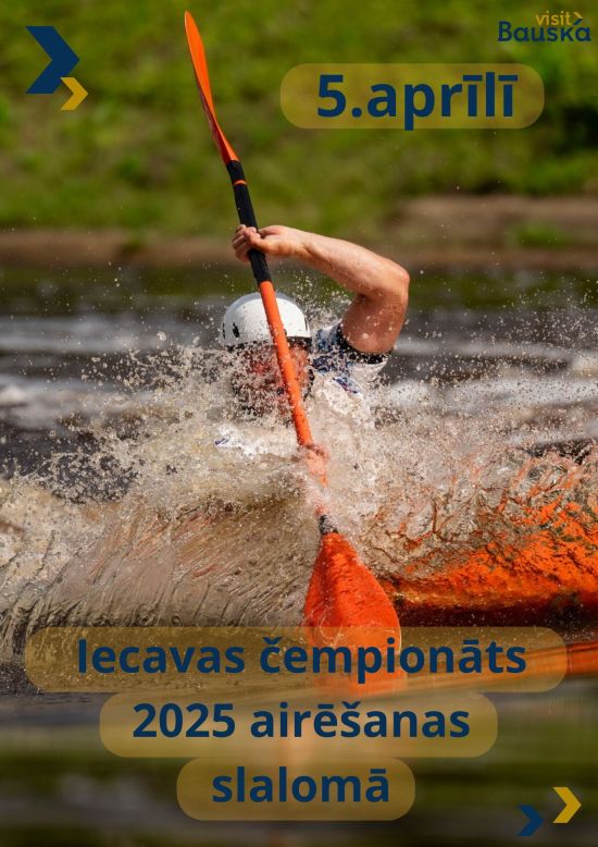 Canoe slalom championship 2025 in Iecava