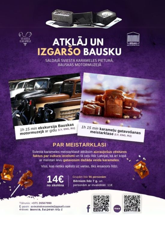 Discover and taste Bauska in spring with Butter Caramel