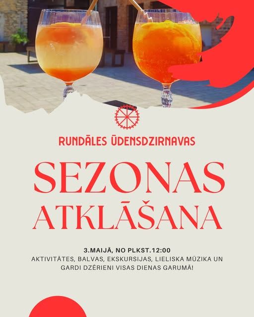 Sezonas atklāšana Rundāles Ūdensdzirnavās