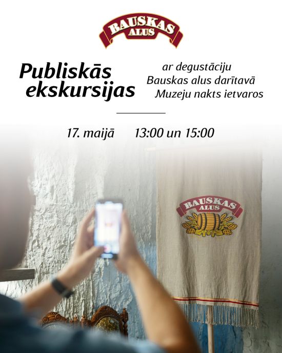 Publiskās ekskursijas Bauskas alus darītavā