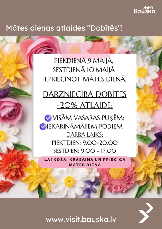Mātes dienas atlaides dārzniecībā 