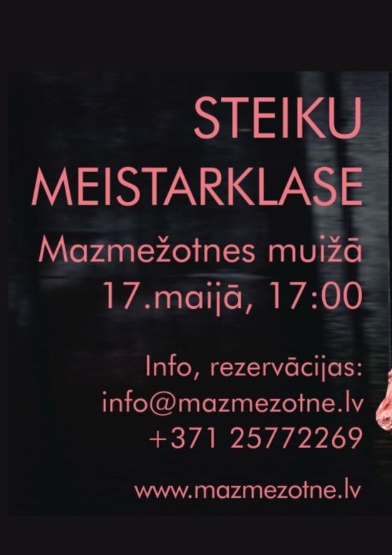 Steiku meistarklase Mazmežotnes muižā
