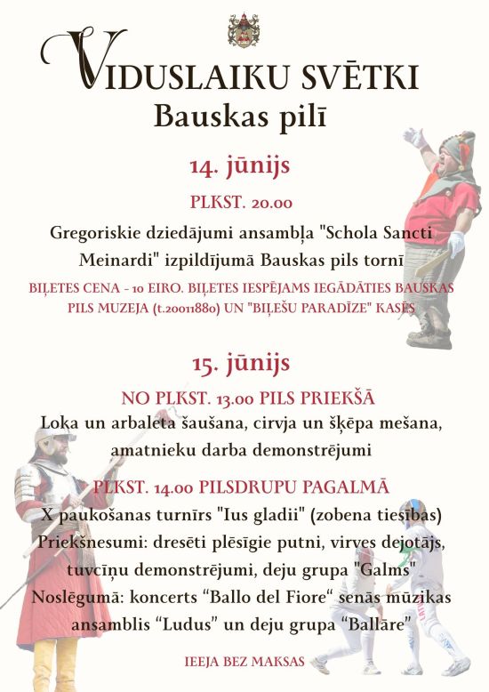 Medieval festival at Bauska Castle