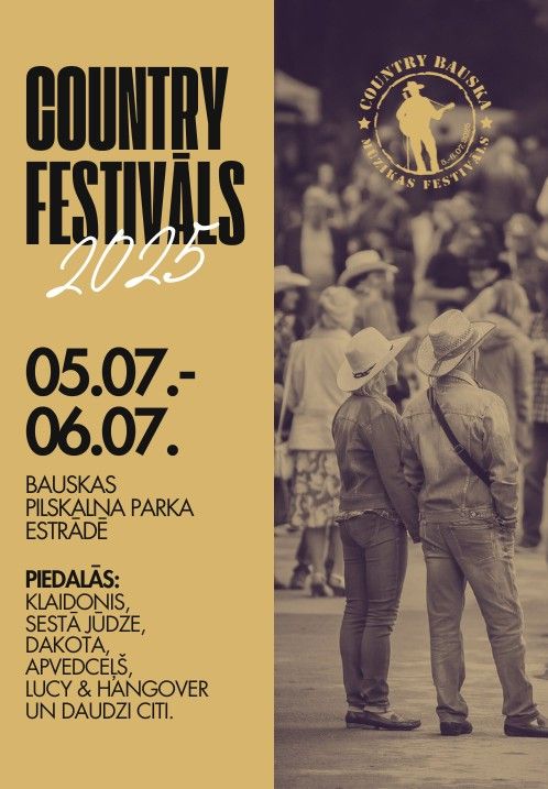 Country mūzikas festivāls Bauska 2025