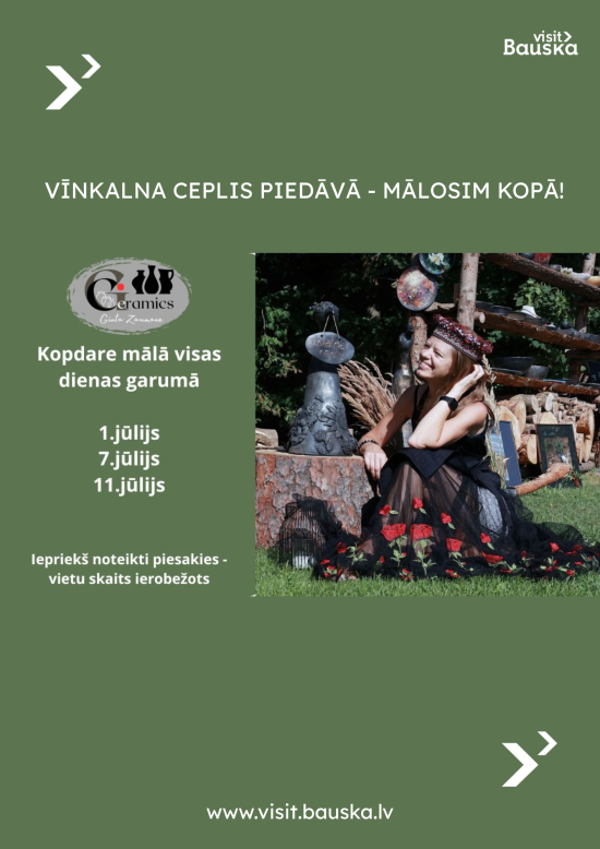 Vīnkalna ceplis piedāvā koprades darbnīcas