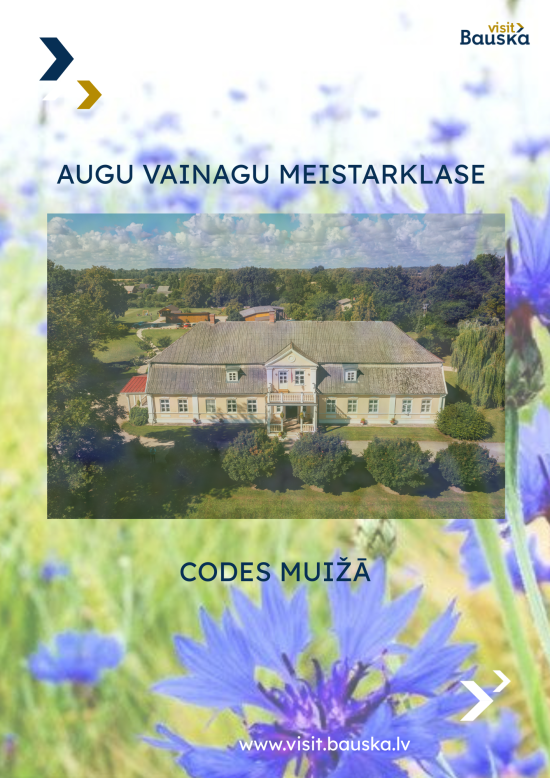 Augu vainagu meistarklase Codes muižā