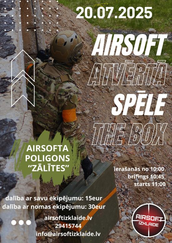 Atvērtā airsoft spēle