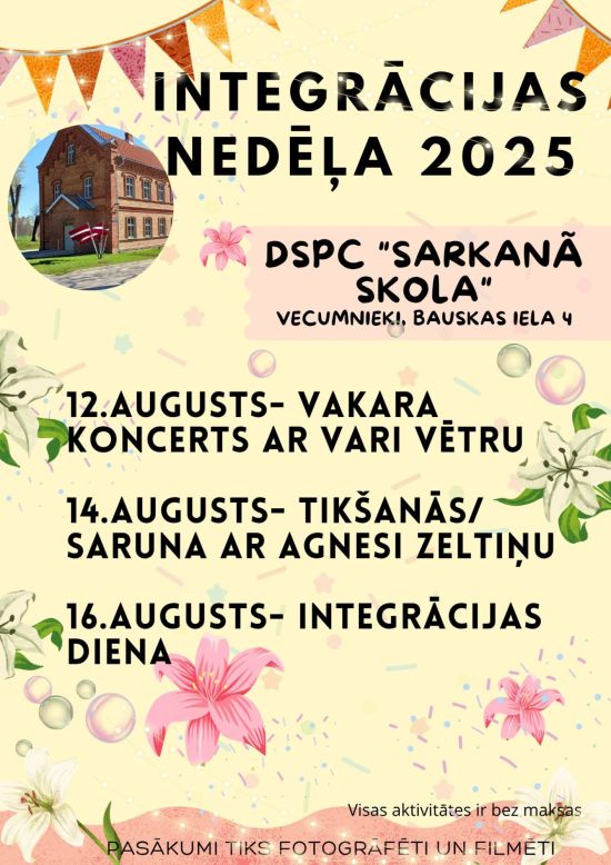 Integrācijas nedēļa Sarkanajā skolā