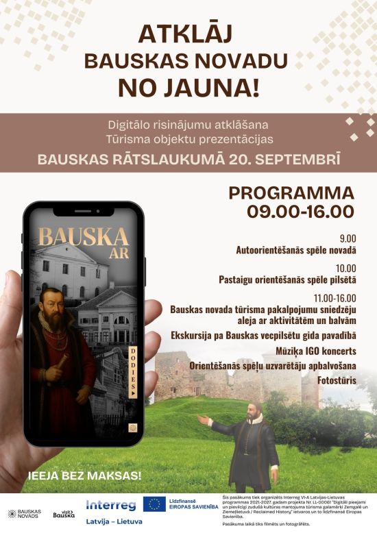 Discover Bauska region anew!