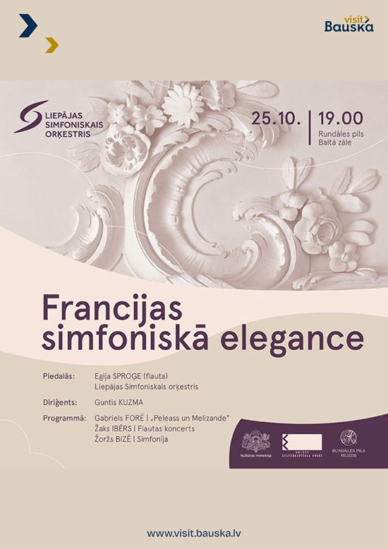 French symphonic elegance / Sounds of Liepāja in Rundāle Palace