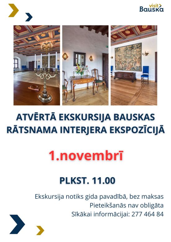 Atvērtā ekskursija Bauskas Rātsnamā