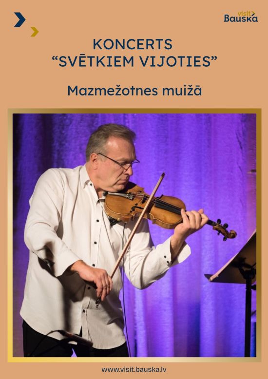 Koncerts “Svētkiem vijoties” kopā ar vijoles virtuozu Raimondu Ozolu un draugiem