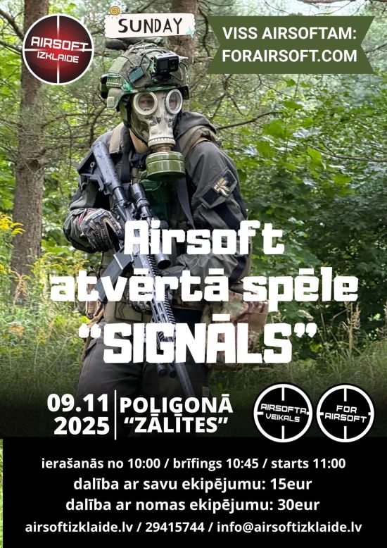 Atvērtā Airsoft spēle