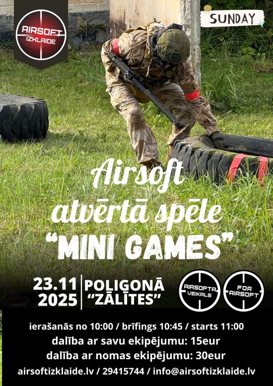 Atvērtā Airsoft spēle