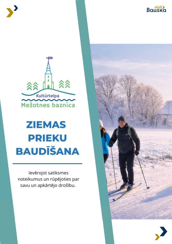 Ziemas aktivitātes Mežotnes pilskalnā