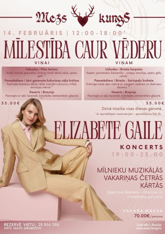 Muzikālais vakars restorānā Mežs kungS