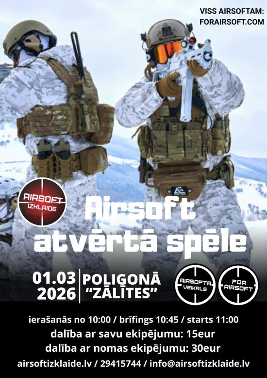 Atvērtā Airsoft spēle