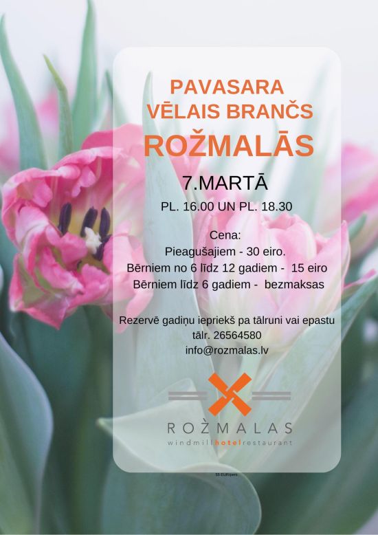 Pavasara vēlais brančs Rožmalās