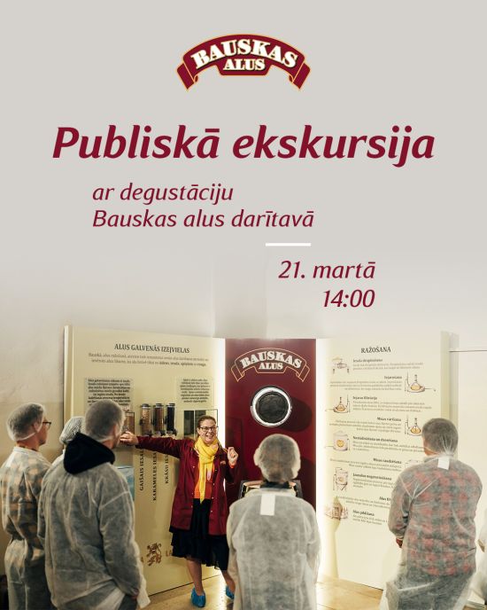 Publiskā ekskursija Bauskas alus darītavā