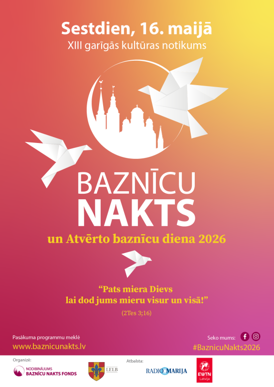 Baznīcu nakts un Atvērto baznīcu diena 2026 Bauskas novadā