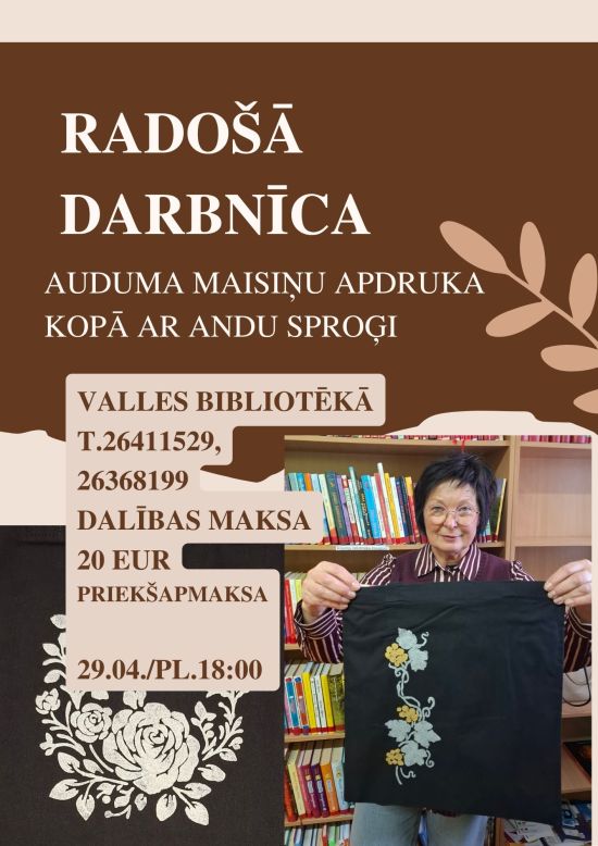 Radošā darbnīca ar Anda Sproģe ART