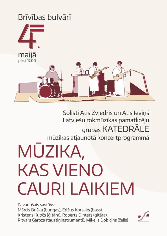 4. maija svētku koncerts Brīvības bulvārī