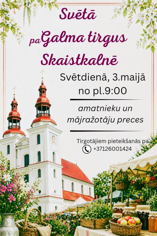 Mājražotāju un amatnieku tirgus Skaistkalnē