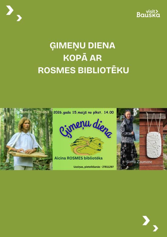 Ģimeņu diena  kopā ar  Rosmes bibliotēku