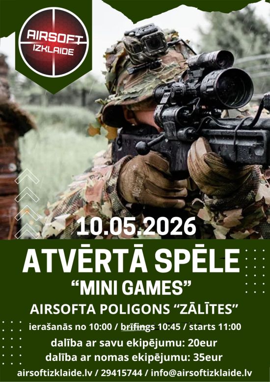 Atvērtā Airsoft spēle