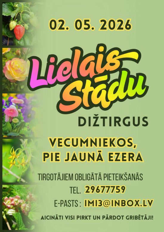 Lielais stādu dižtirgus Vecumniekos