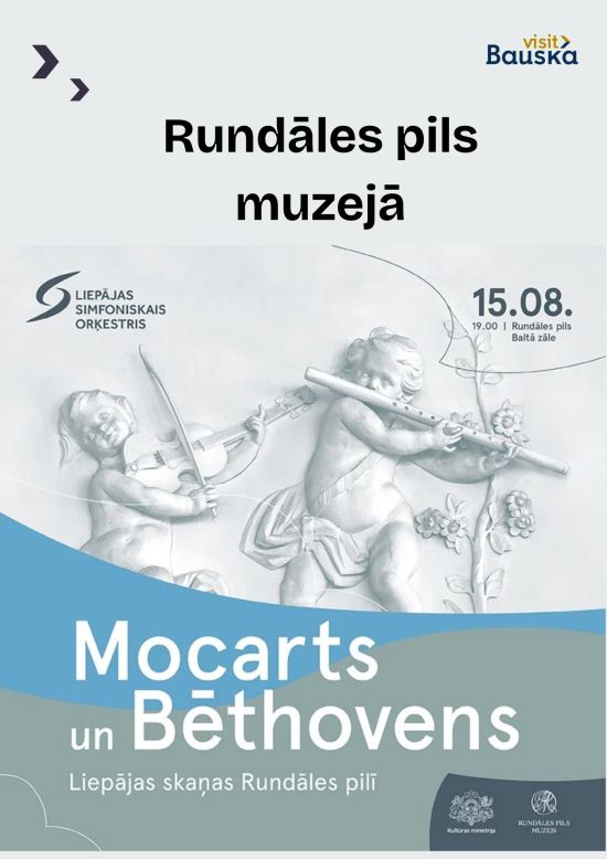 Liepājas skaņas Rundāles pilī. Mocarts un Bēthovens
