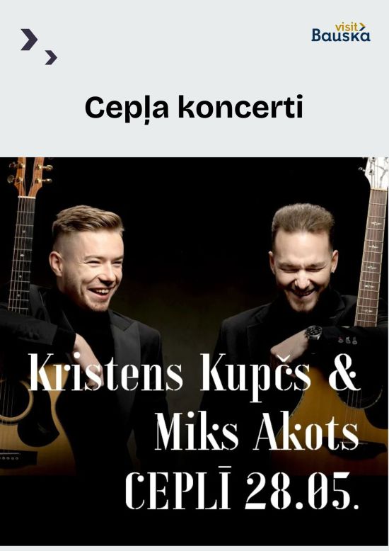 KRISTENS KUPČS UN MIKS AKOTS CEPLĪ