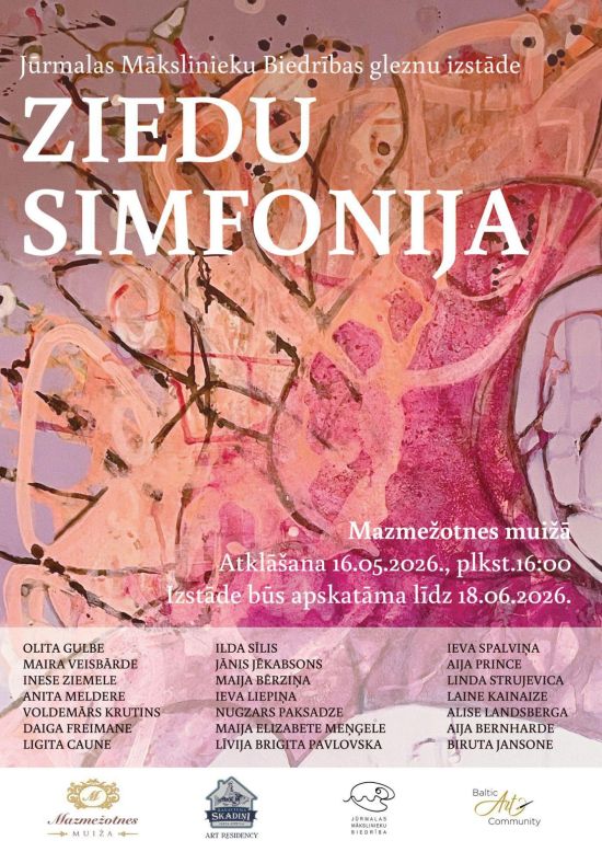 Maalinäitus „Lillede sümfoonia“ Mazmežotne mõisas