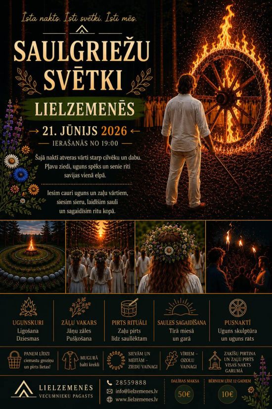 Solstice celebrations at Lielzemenes