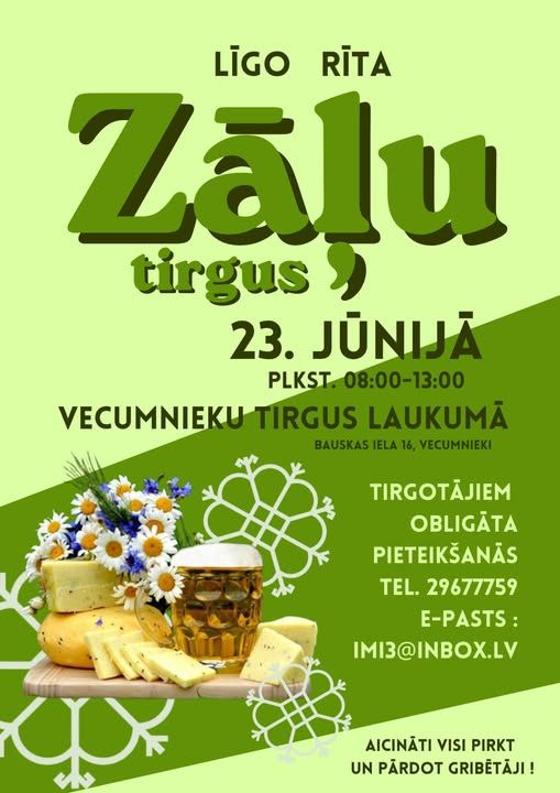 Midsummer morning herbal market 
