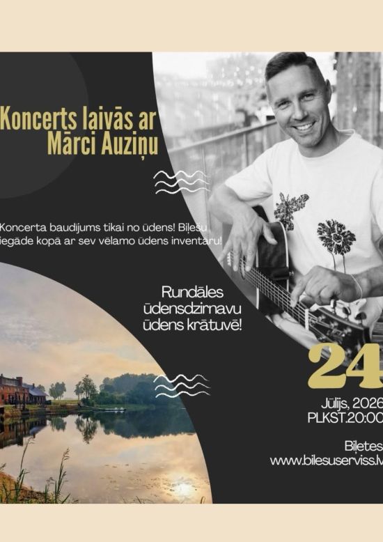Kontsert paatidel koos Mārci Auziņšiga