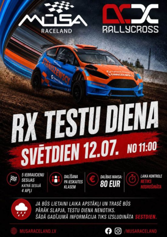 RX TEST DAY AT MŪSA RACELAND!