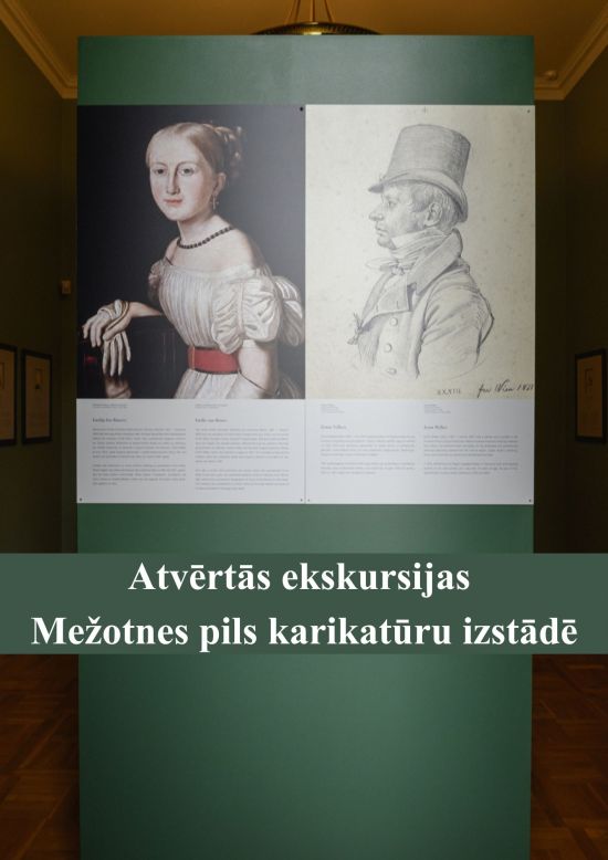  Guided Tours of the Cartoon Exhibition at Mežotne Palace