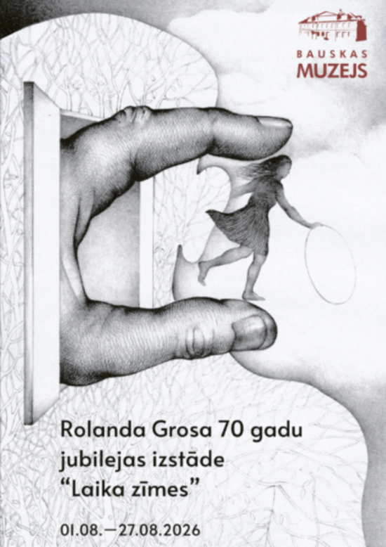 Rolanda Grosa 70 gadu jubilejas izstāde „Laika zīmes”
