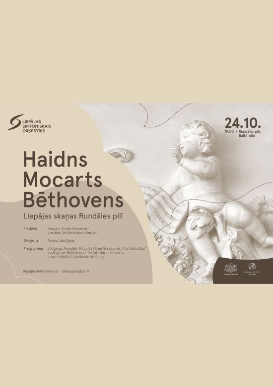 Rundāle lossi sümfooniaorkestri kontsert „Haydn. Mozart. Beethoven“