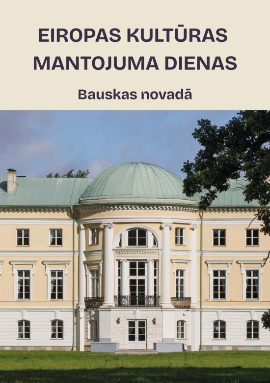 Eiropas kultūras mantojumu dienas 2026 Bauskas novadā