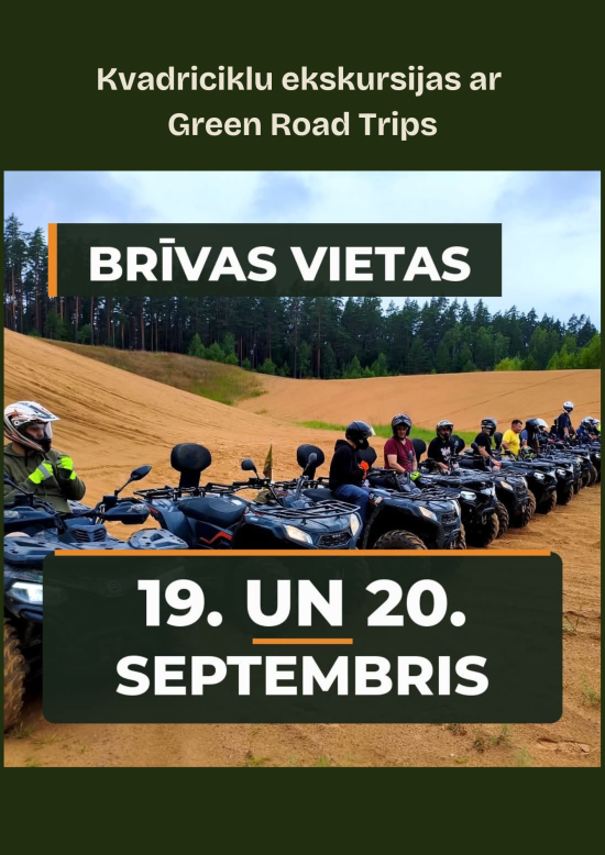 Kvadriciklu ekskursijas ar Green Road Trips
