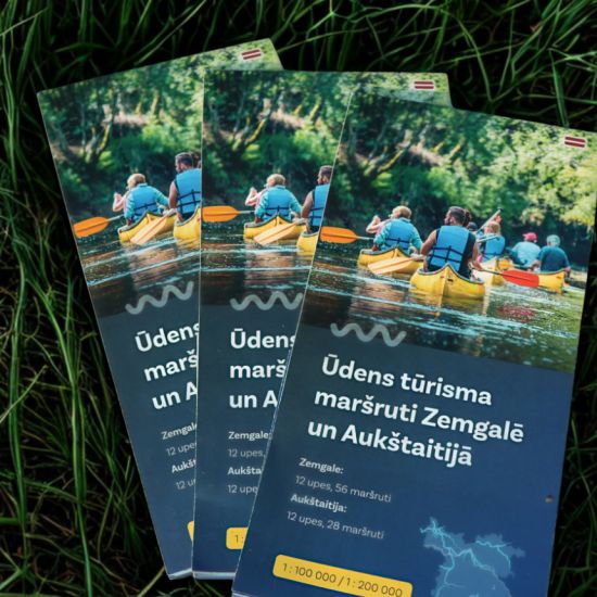 Izdota ūdenstūrisma karte ar 84 maršrutiem 24 upēs Zemgalē un Aukštaitijā