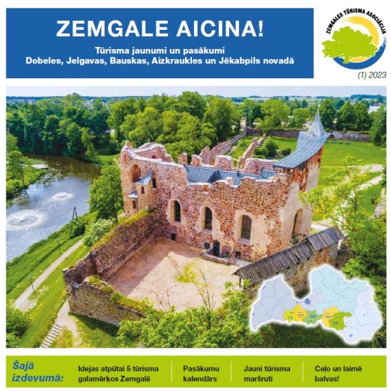 Izdots šīs vasaras Zemgales apceļošanas ceļvedis